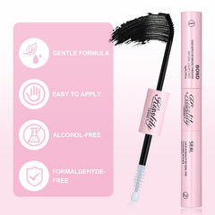 Kisslily lash glue with mild formula suitable for sensitive skin.