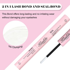 Kisslily waterproof glue dries fast with no smudging