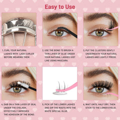 Kissxiaoya travel-friendly DIY lashes kit for on-the-go beauty