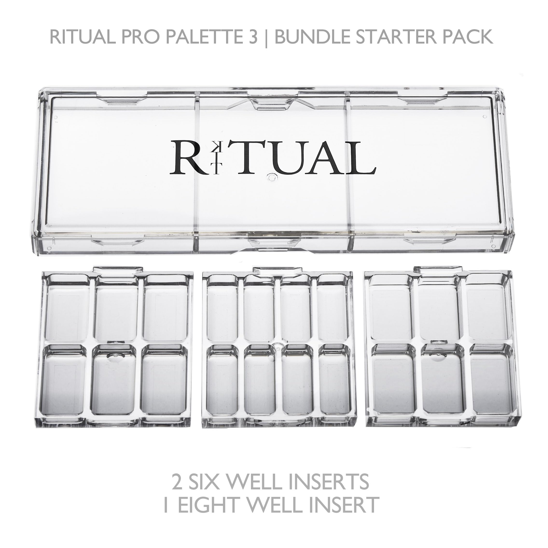 KIT RITUAL high clarity plastic displays shades accurately.