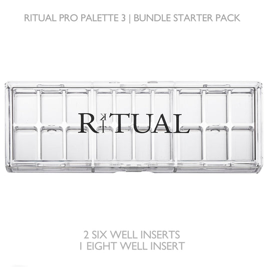 KIT RITUAL modular inserts with six and eight wells for flexibility.