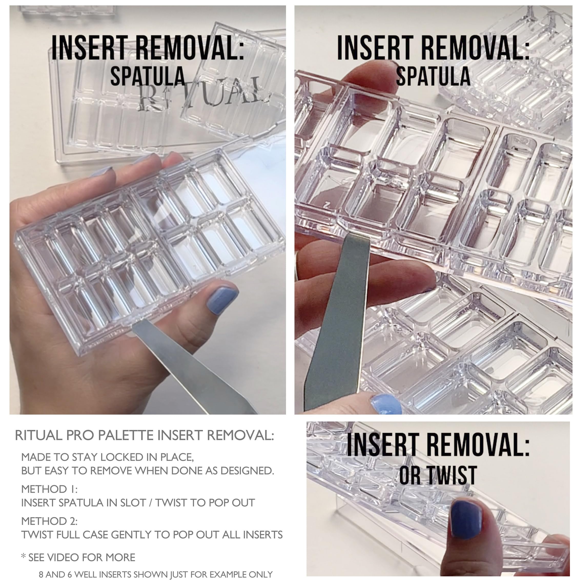 KIT RITUAL UV coated lid preserves color integrity.