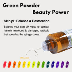 Oil-free hydration with KITAO Matcha Face Lotion for fresh feel