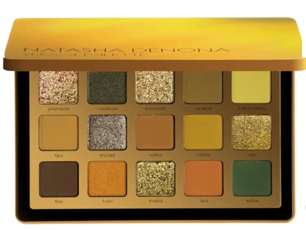 Kits Natasha Denona Yucca Palette matte and metallics for versatile textures and seamless blending.