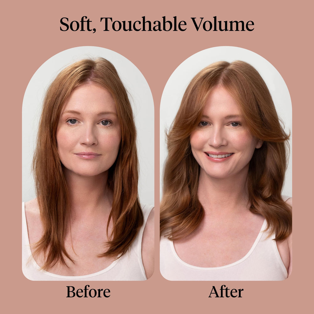 Kitsch Root Lifting Spray being sprayed for quick daily styling.