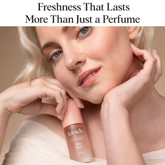 Kitsch Tula Rose application spray highlights hair and body refresh.