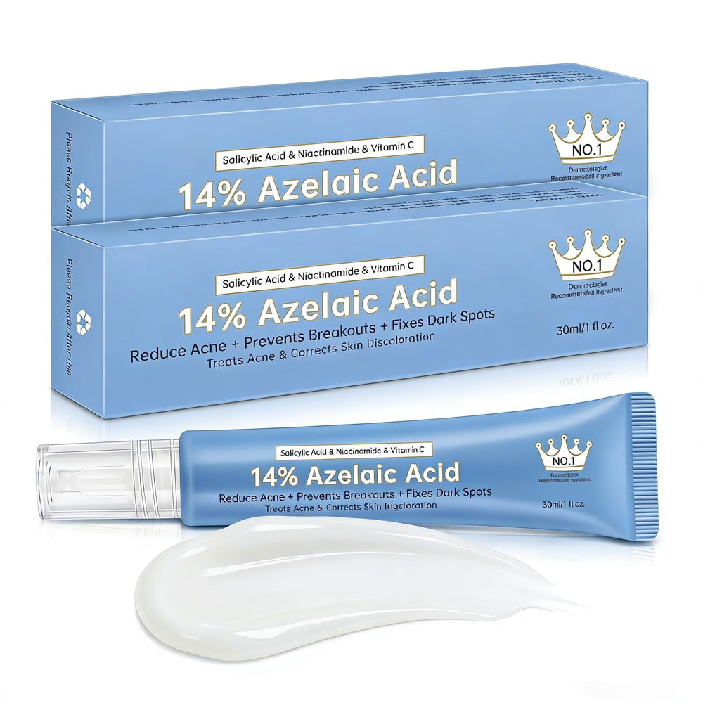 KIUORET 14% Azelaic Acid Cream bottle showcases bright, even tone potential.