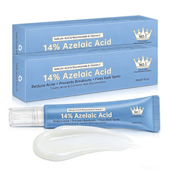 KIUORET 14% Azelaic Acid Cream bottle showcases bright, even tone potential.