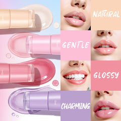 KIUORET flower charm pendant adds style while keeping lips moisturized.