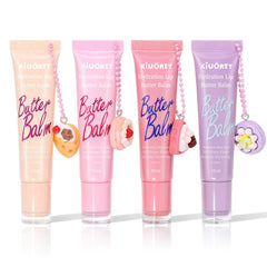 KIUORET hydration lip gloss set with cake pendant for on-the-go touch-ups.