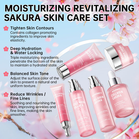 KIUORET Sakura cleanser bottle highlights gentle cleansing and fresh-feeling skin.