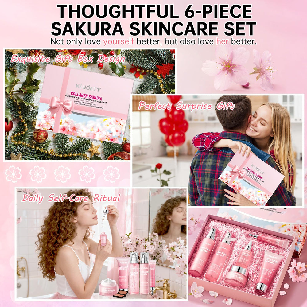 KIUORET Sakura face cream jar conveys lasting hydration under makeup.