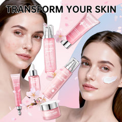 KIUORET Sakura lotion jar shows lightweight moisturizing for daily comfort.