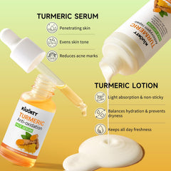 KIUORET face serum dropper conveys quick absorption and brightening-ready formula