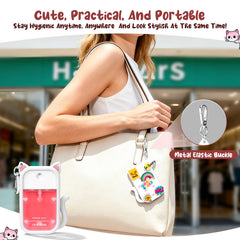 Kivzex cat silicone case for Touchland Glow Mist 30ml, protective yet cute.