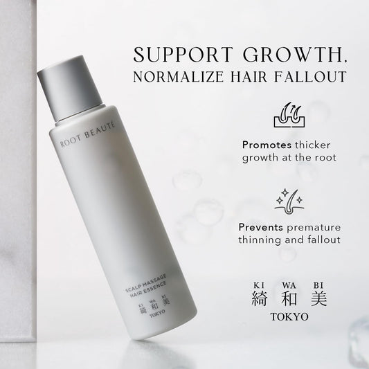 KIWABI Root Beaute rollerball applicator enabling precise, mess-free serum delivery