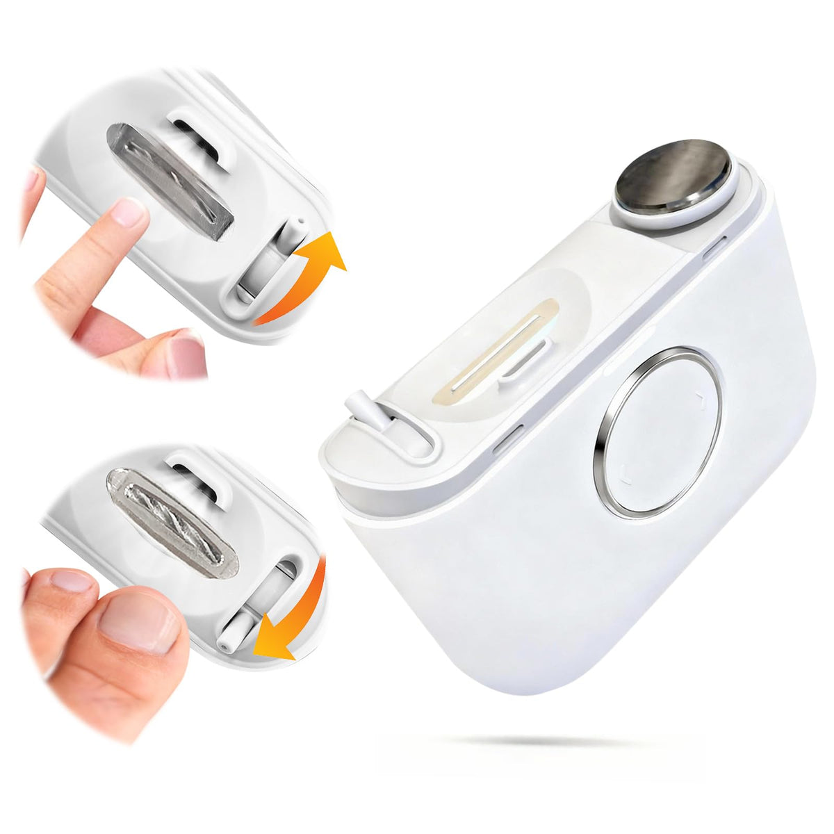 Kiwtreby Electric Nail Clipper with adjustable opening for babies to adults