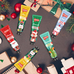 KIYTARBOO five-fragrance hand creams assortment for everyday use and gifting.