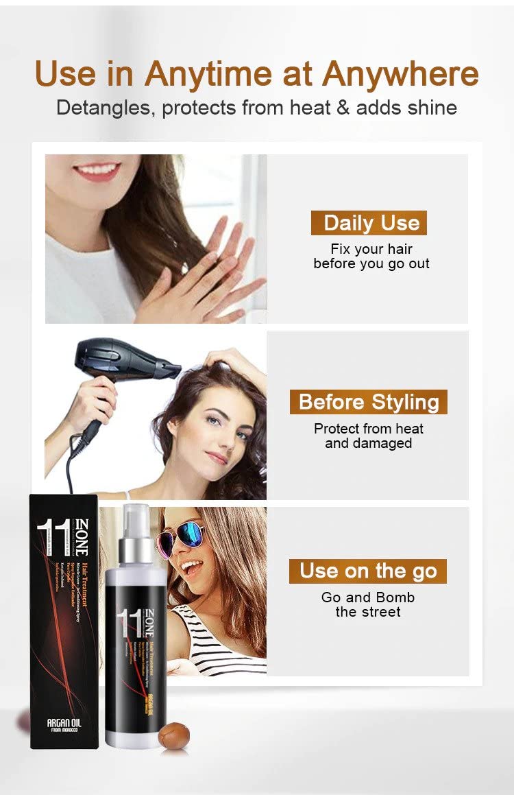 KizaiaCare keratin protein strengthens hair during detangling