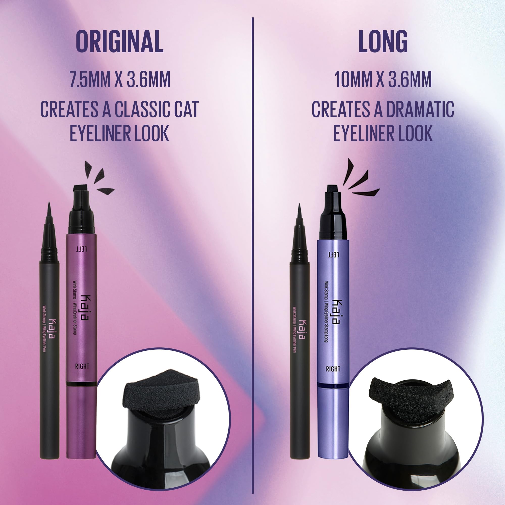 KAJA avocado extract supports gentle comfort during eyeliner application.