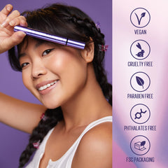 KAJA ultra-pigmented formula delivers bold color in a single stroke.