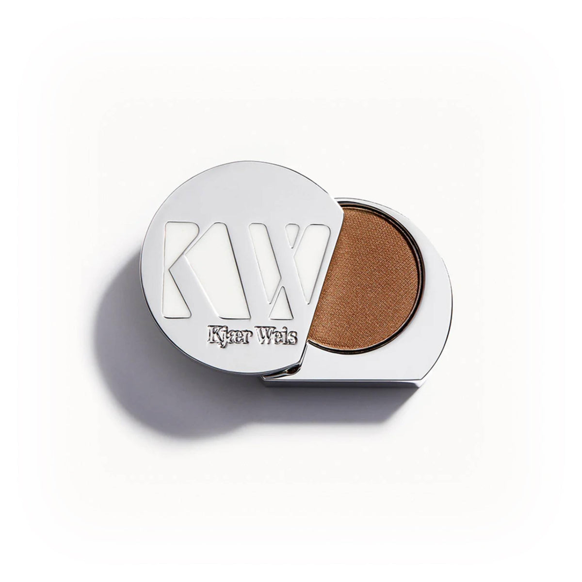 Kjaer Weis Powder Eye Shadow Magnetic compact with sleek packaging