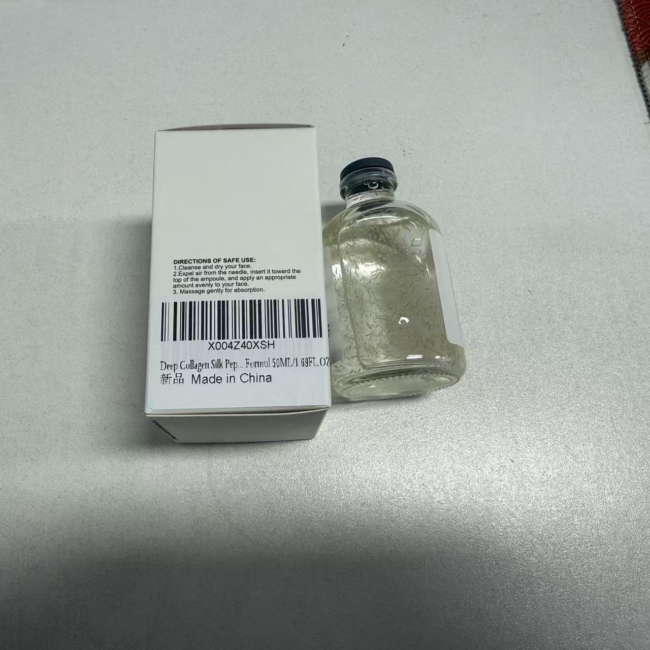 KKINYAS Application angle showing quick skin absorption.