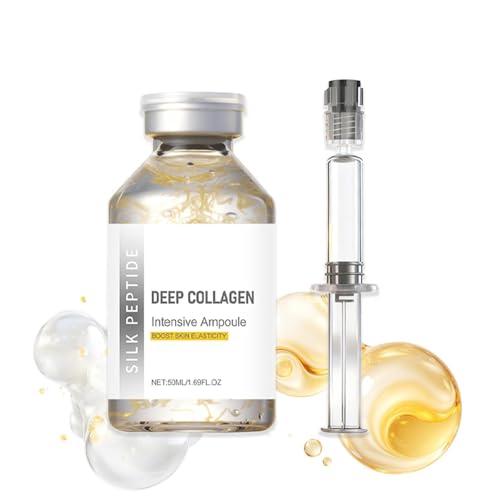 KKINYAS Deep Collagen Silk Serum bottle indicating lifting potential.