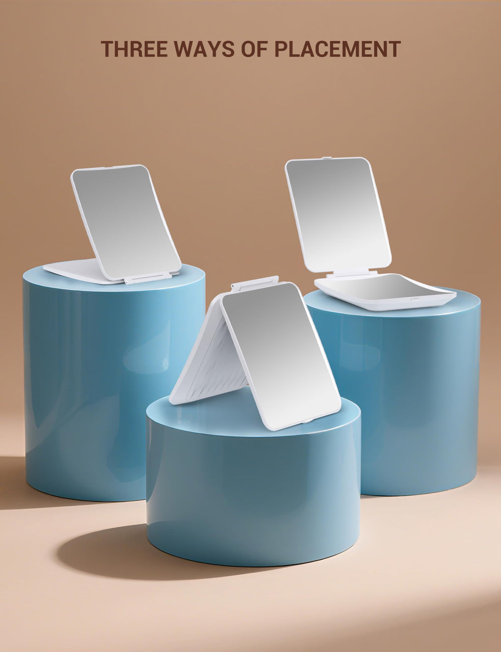 ABS frame detail of klarh travel mirror for durability