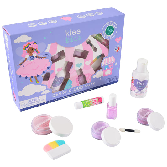 Klee Naturals Candy Cloud Fairy Tiara Blue mineral eyeshadow for playful color exploration.