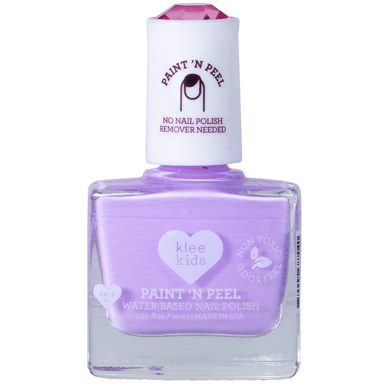 Klee Naturals Little Rock bottle with rosy hue for nail art