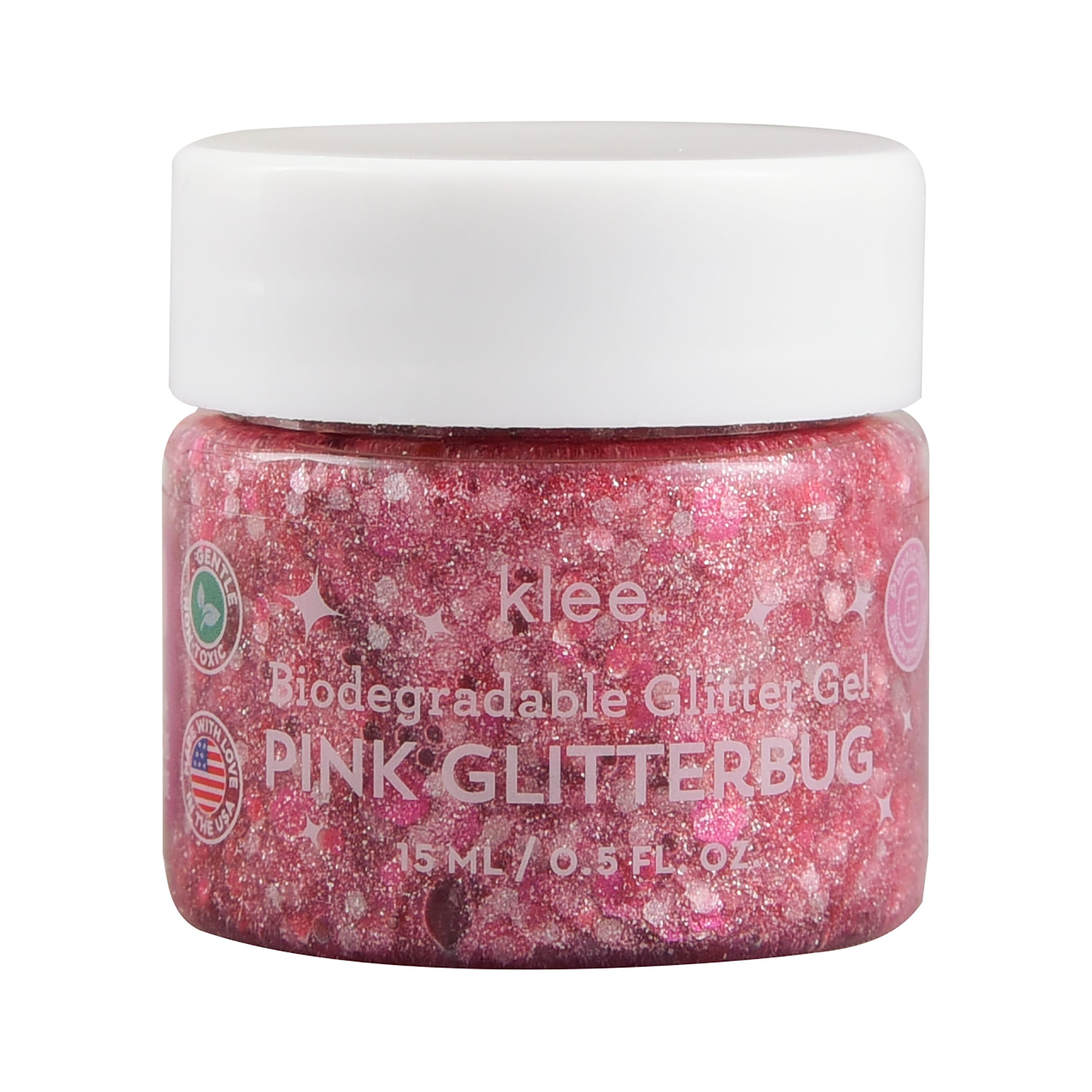 Klee Naturals Luna Star eye shadow applicator enables precise, kid-friendly application.