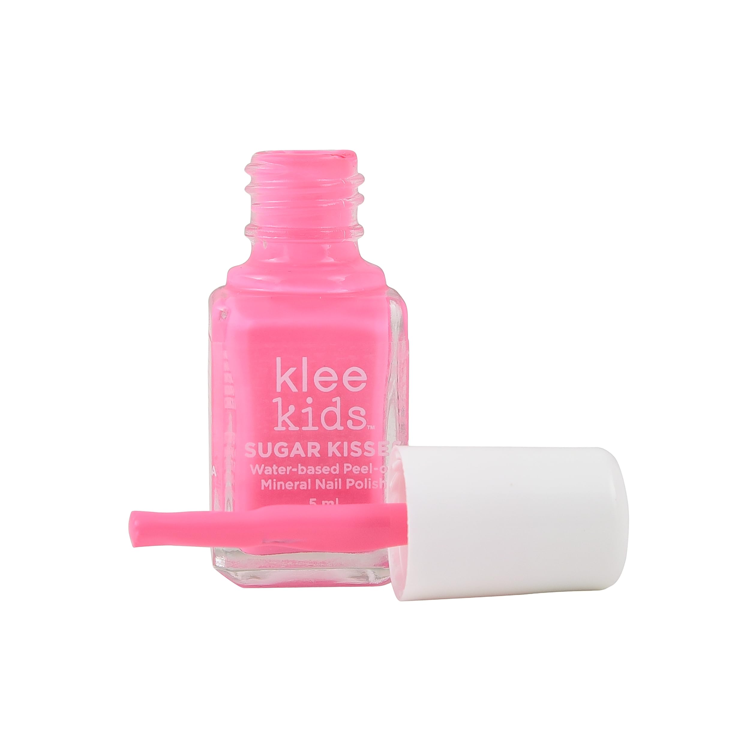 Klee Naturals Luna Star Rainbow Powder Brush helps apply makeup smoothly for tiny hands.
