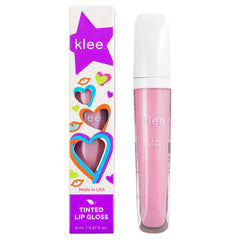 Klee Naturals LunaStar bundle display with two full-size glosses for tween beauty.