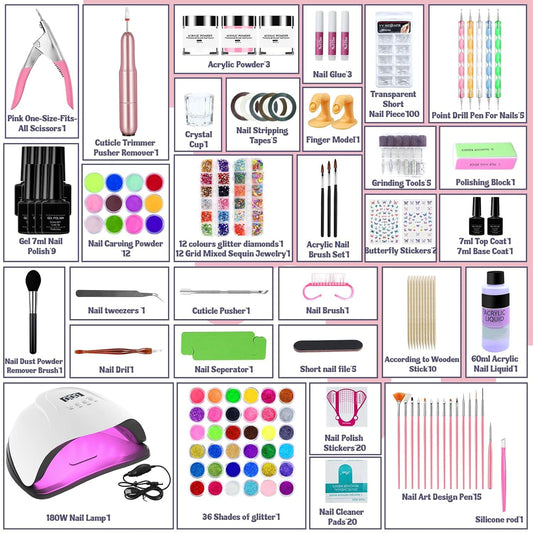 Klemon UV LED nail lamp for quick, even curing of top gels