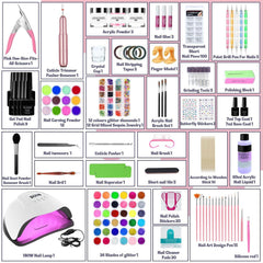 Klemon UV LED nail lamp for quick, even curing of top gels