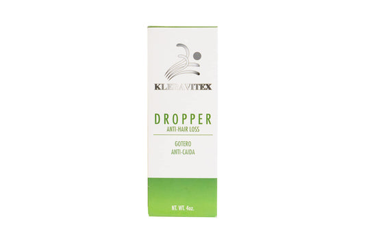 Kleravitex packaging and bottle for premium hair care routine.