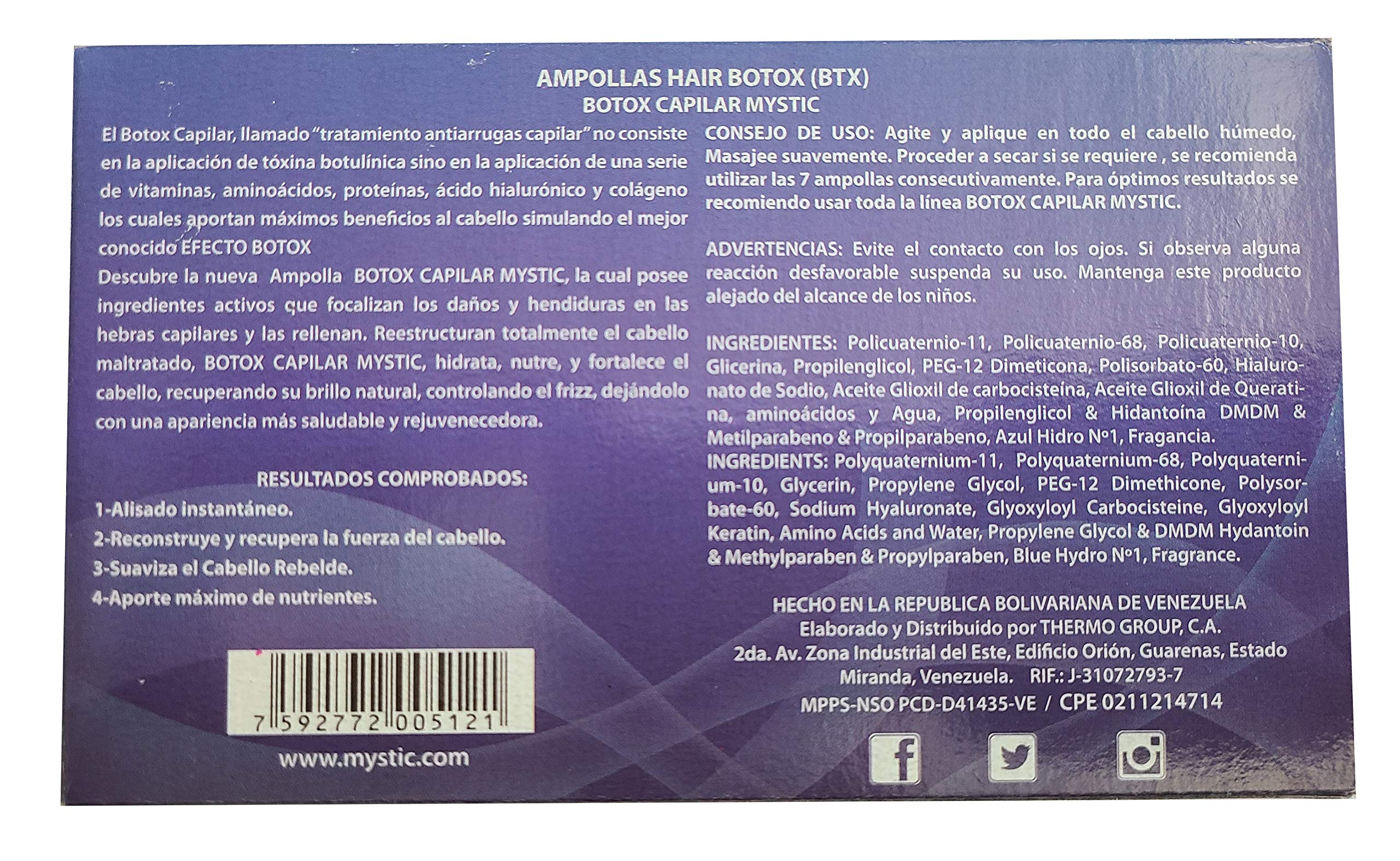 Kleravitex Mystic Biotex Ampoule demonstrating frizz control for smoother strands.