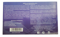 Kleravitex Mystic Biotex Ampoule demonstrating frizz control for smoother strands.