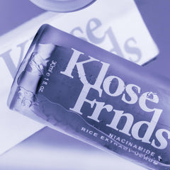 KLOSE FRNDS Niacinamide & Rice Serum in use during morning routine for daily radiance.