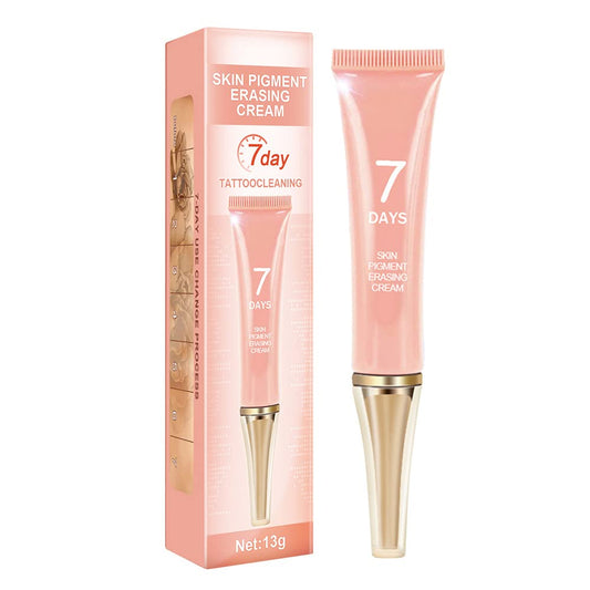 KlsyChry tattoo removal cream jar close-up with skin-friendly, moisturizing formula.