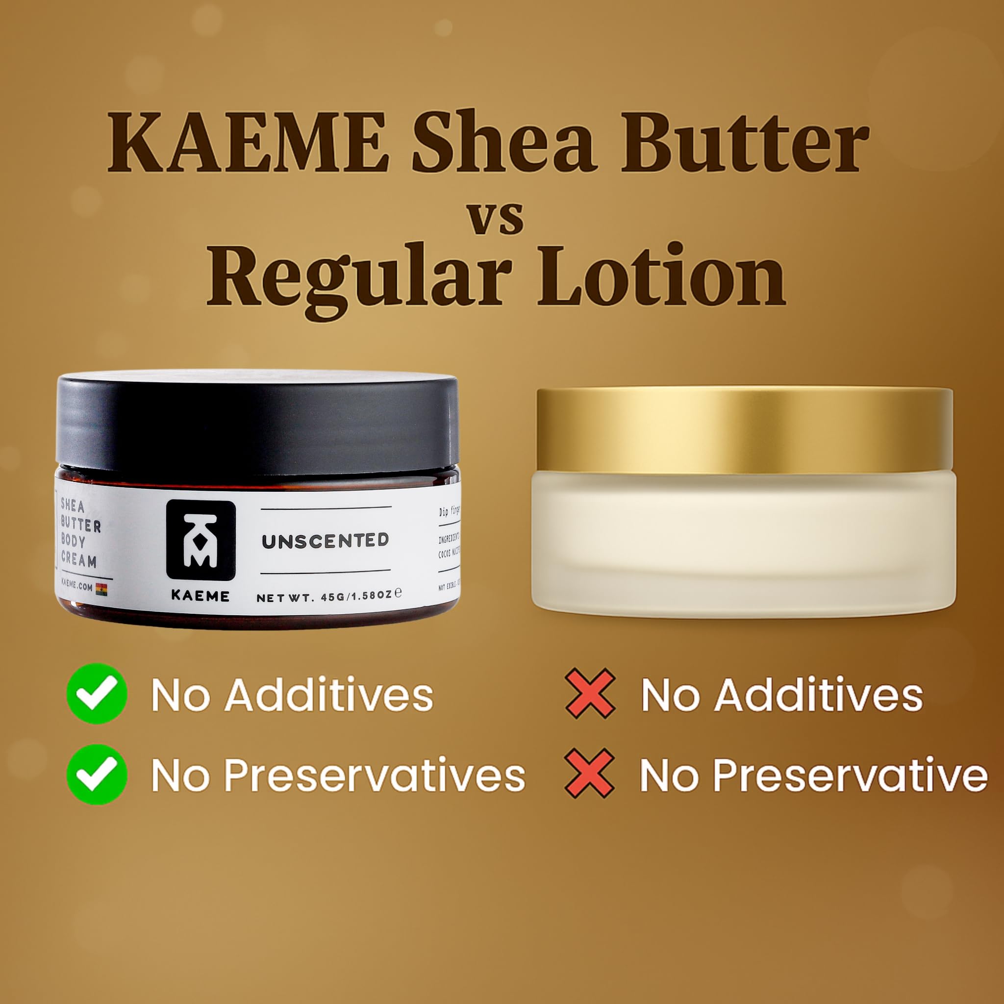 KM KAEME Natural coconut oil-infused butter ready for hair mask or body moisturizer.
