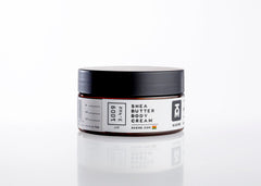 KM KAEME Unscented shea butter in a compact jar ideal for travel and on-the-go use.
