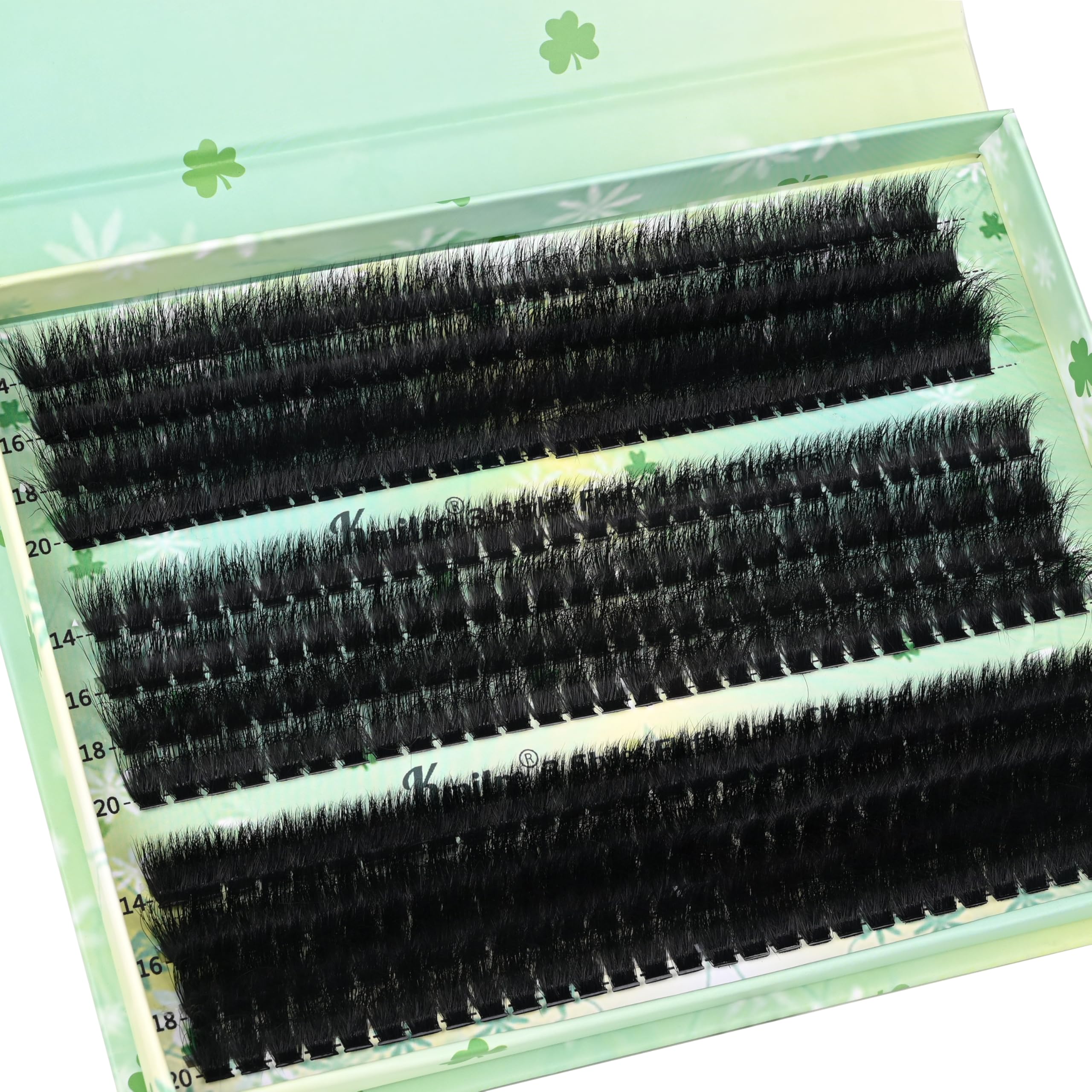 kmilro Thick Lash Clusters 14-20mm for a fluffy, voluminous look you can DIY.