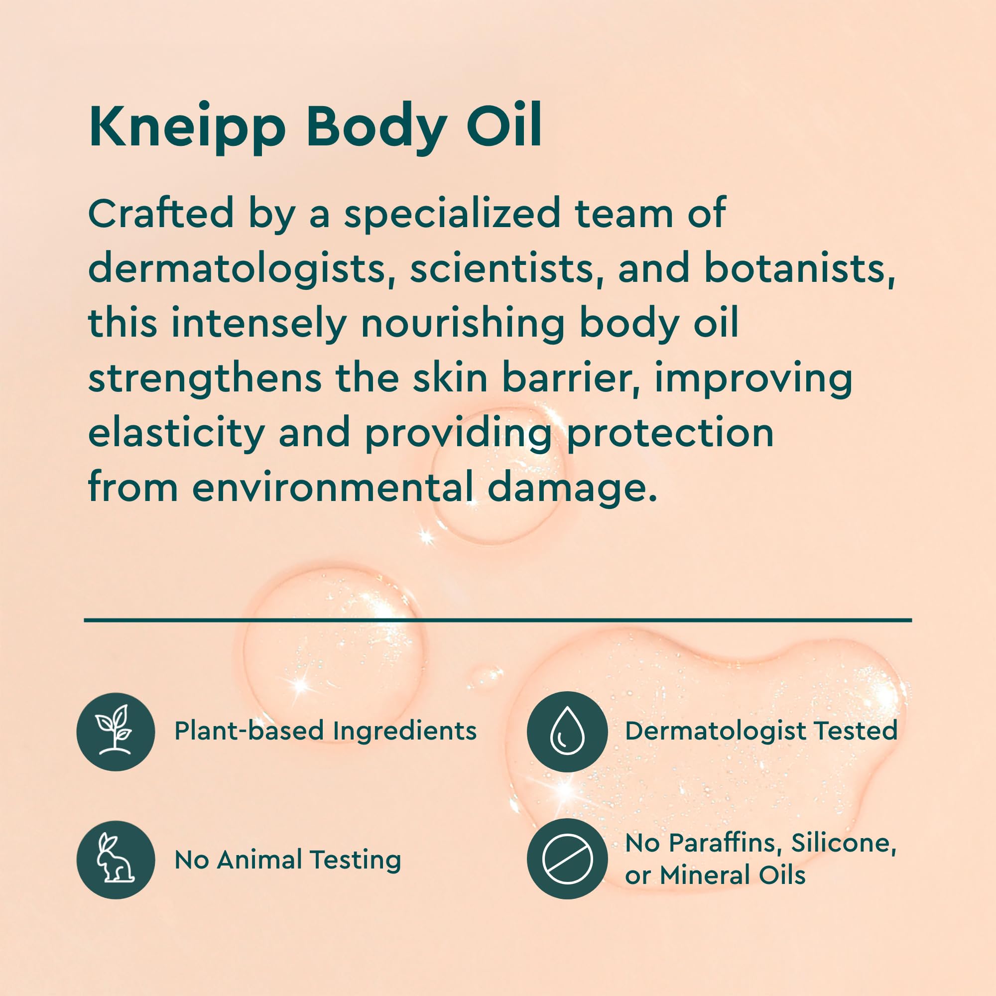 Kneipp Almond Blossom oil ingredient close-up highlighting almond-based nourishment.