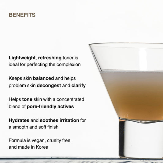 Knours PDRN Rice & Green Tea Toner closeup highlights a lightweight, refreshing feel.