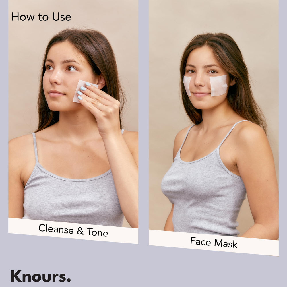 Knours Pore Control Pad after-use glow with hydrated, refreshed skin
