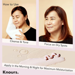 Knours Sweet almond oil promoting even skin tone and smooth texture