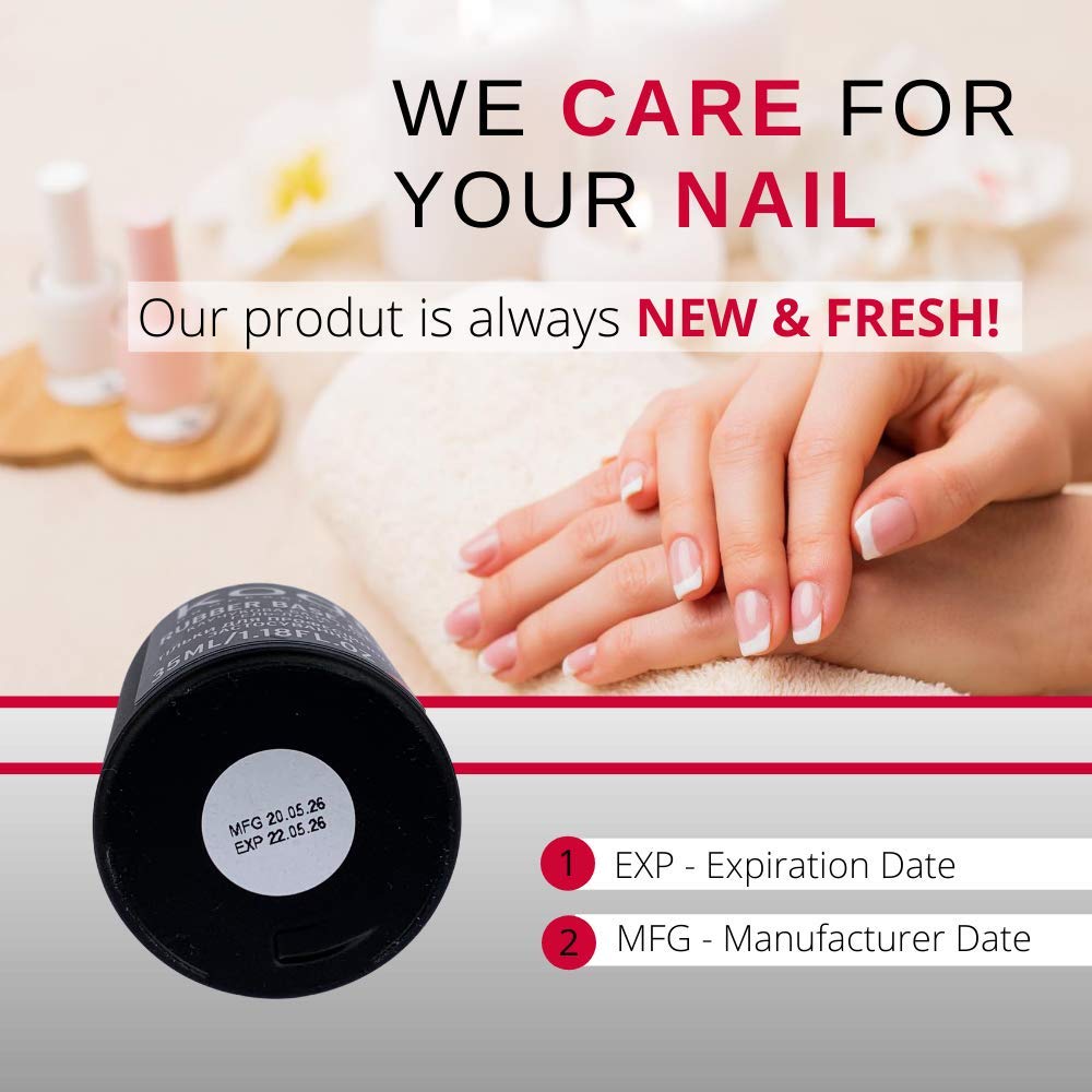 KODI Rubber Base Gel ideal for salon or home nail kits.