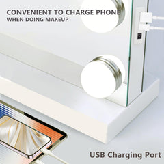 Built-in USB-C port for charging devices during routines